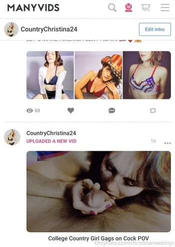 Full leaked Country christina private onlyfans photo